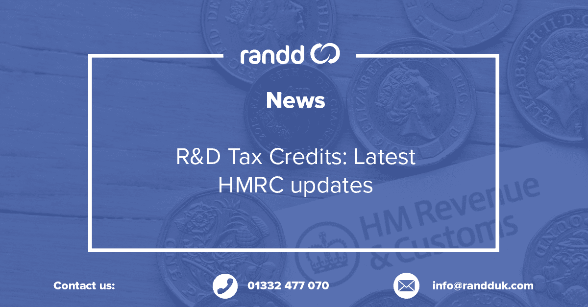 Stay current with Randduk's updates on HMRC procedures for R&D tax credits